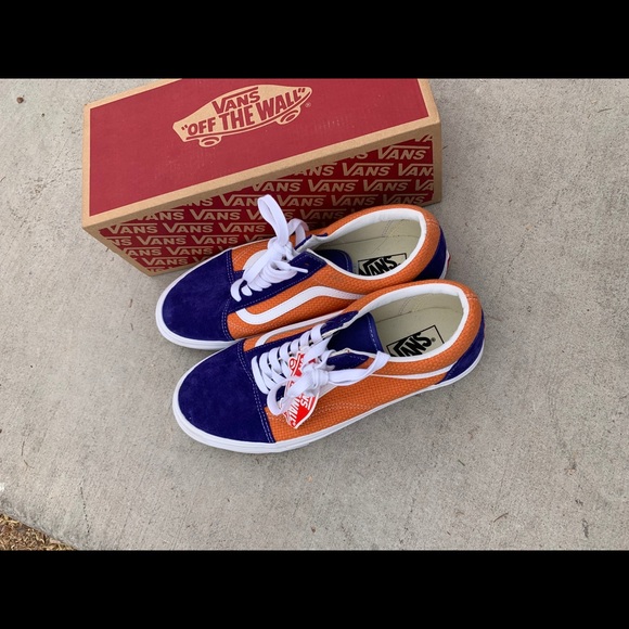 orange and purple vans